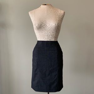Theory Gray Pencil Skirt